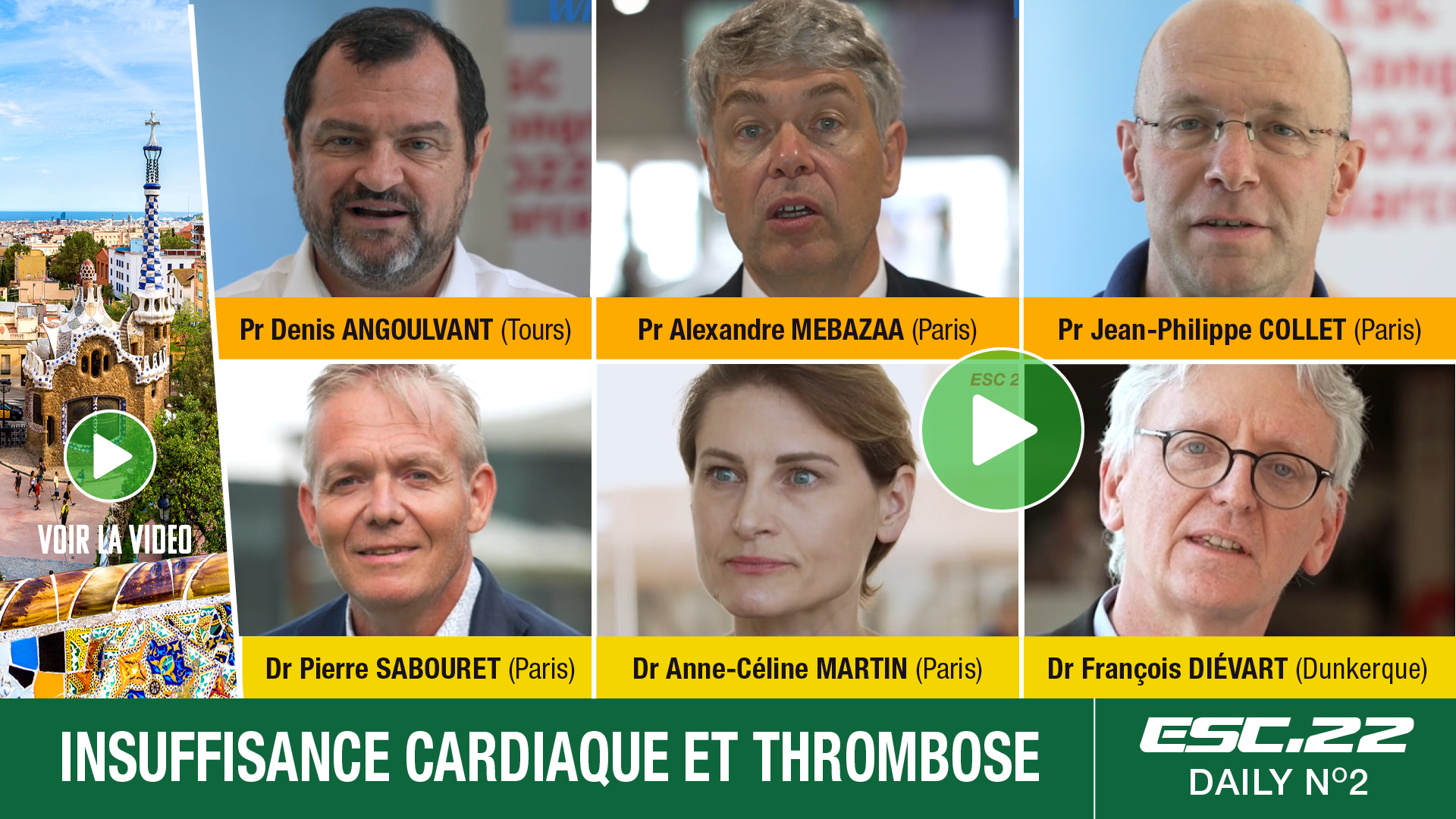 What's Up Daily #2 : Insuffisance cardiaque et thrombose - ESC 2022