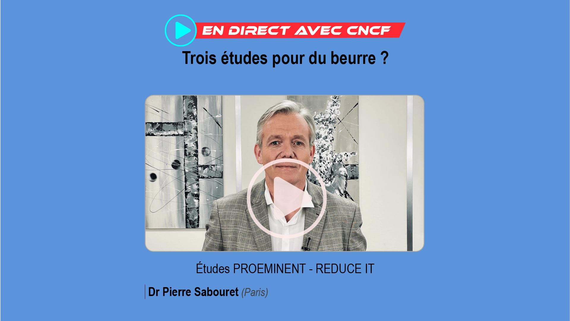 En direct avec CNCF : Trois études pour du beurre ? - ACC 2023